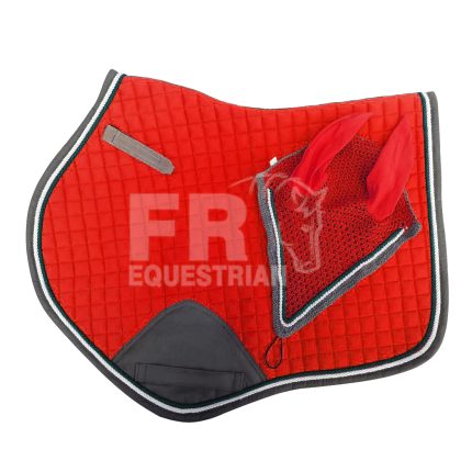 Red Dressage Matching Saddle Pad Sets SPS-011