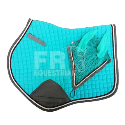 Turquoise Dressage Matching Saddle Pad Sets SPS-011