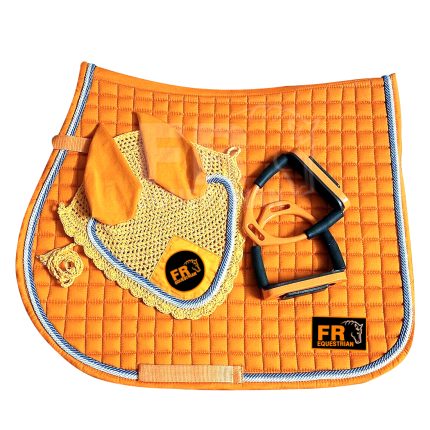 Orange Dressage Matchy Matchy Saddle Pad Set SPS-026